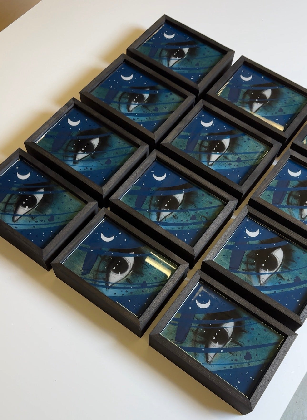 🌙 Mini Wrapped by Night Original painting