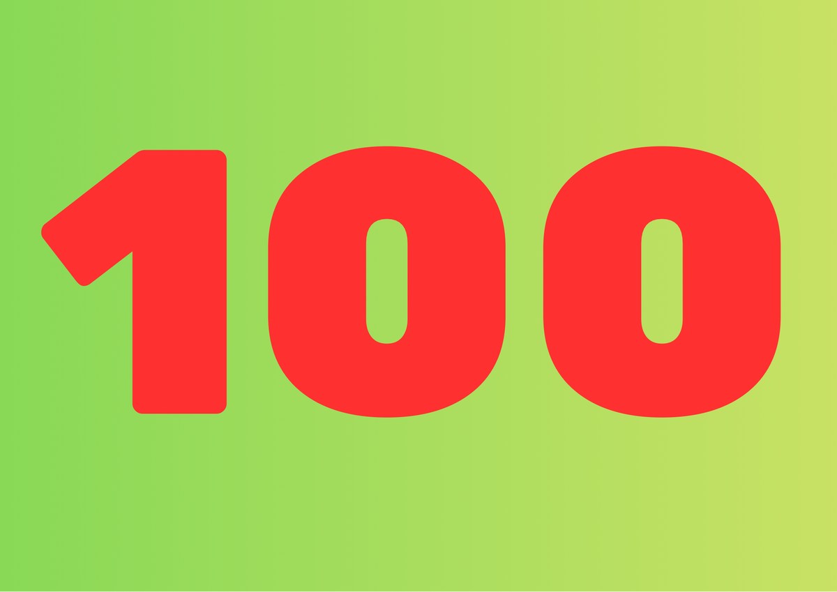100