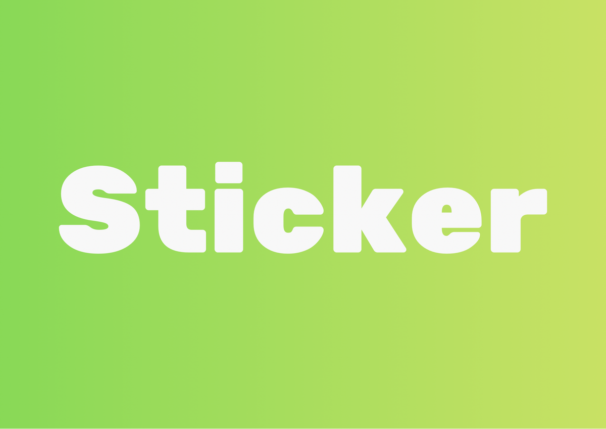 Sticker