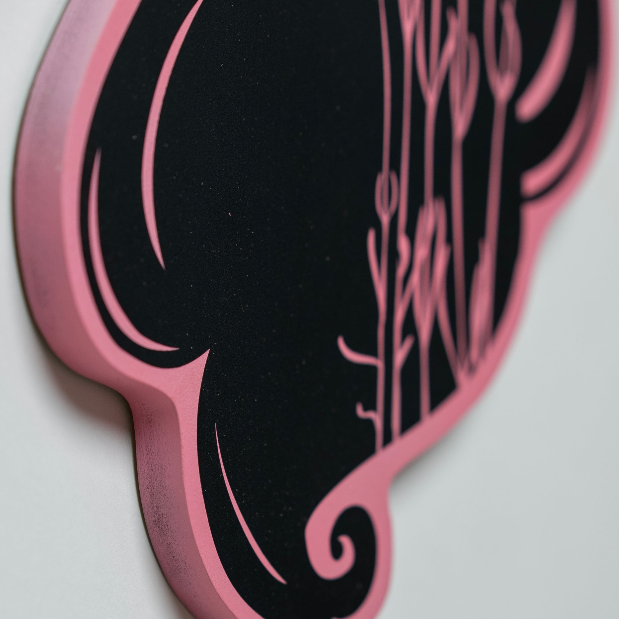 Miniature artwork titled 'Mini #4' featuring expressive strokes and abstract design by St. Jame.
