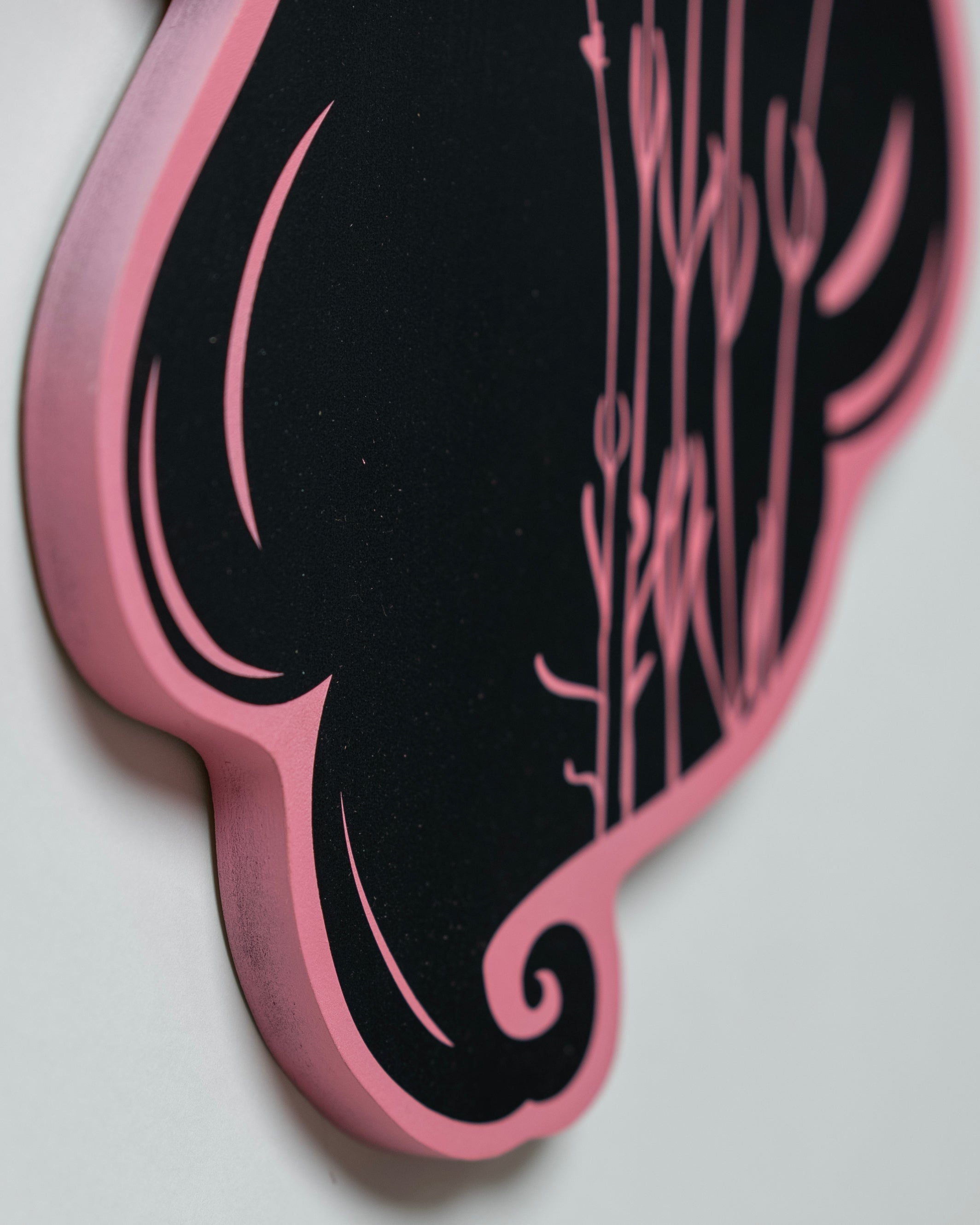 Miniature artwork titled 'Mini #4' featuring expressive strokes and abstract design by St. Jame.